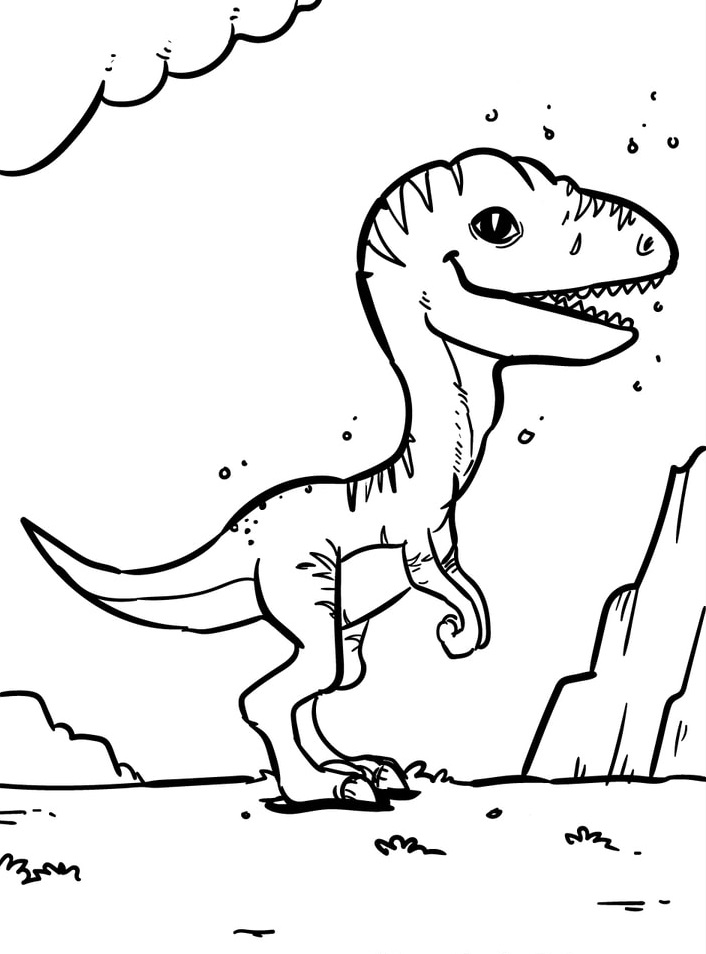 Dinozor Boyama Sayfaları! En Güzel Dinozor Boyamaları